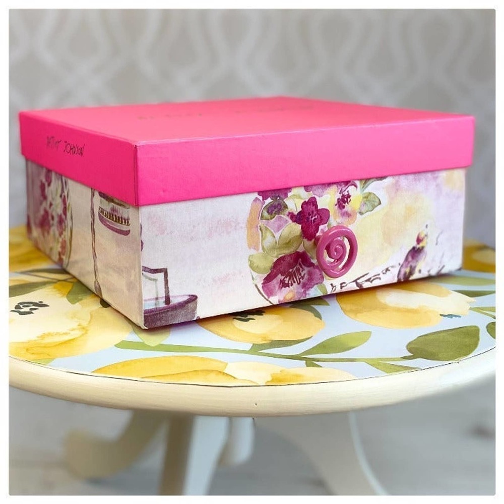 Betsey Johnson Up-cycled Classic Storage Box - Picture 2 of 12